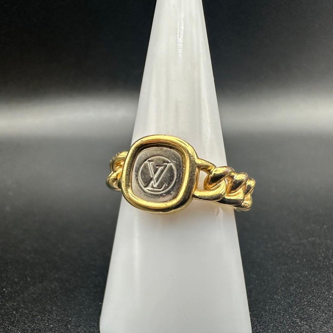 極美品✨ ルイヴィトン リング 指輪 M61096 ロゴ 刻印 1494