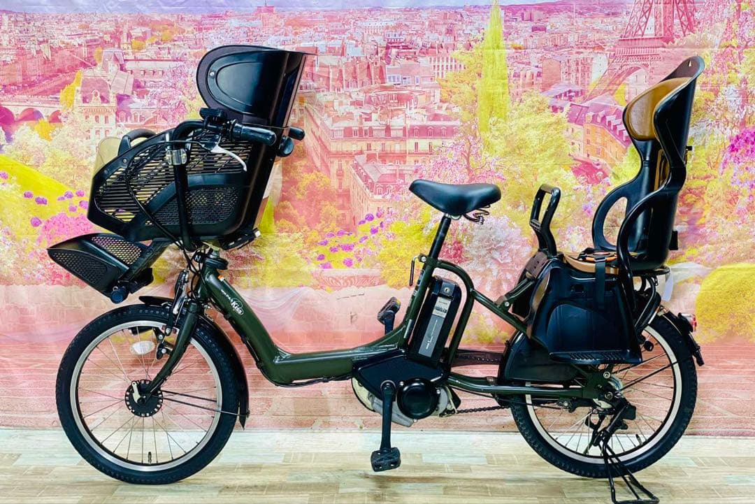 K3054 電動自転車ヤマハ パスキス 子供乗せ20インチ 送料無料