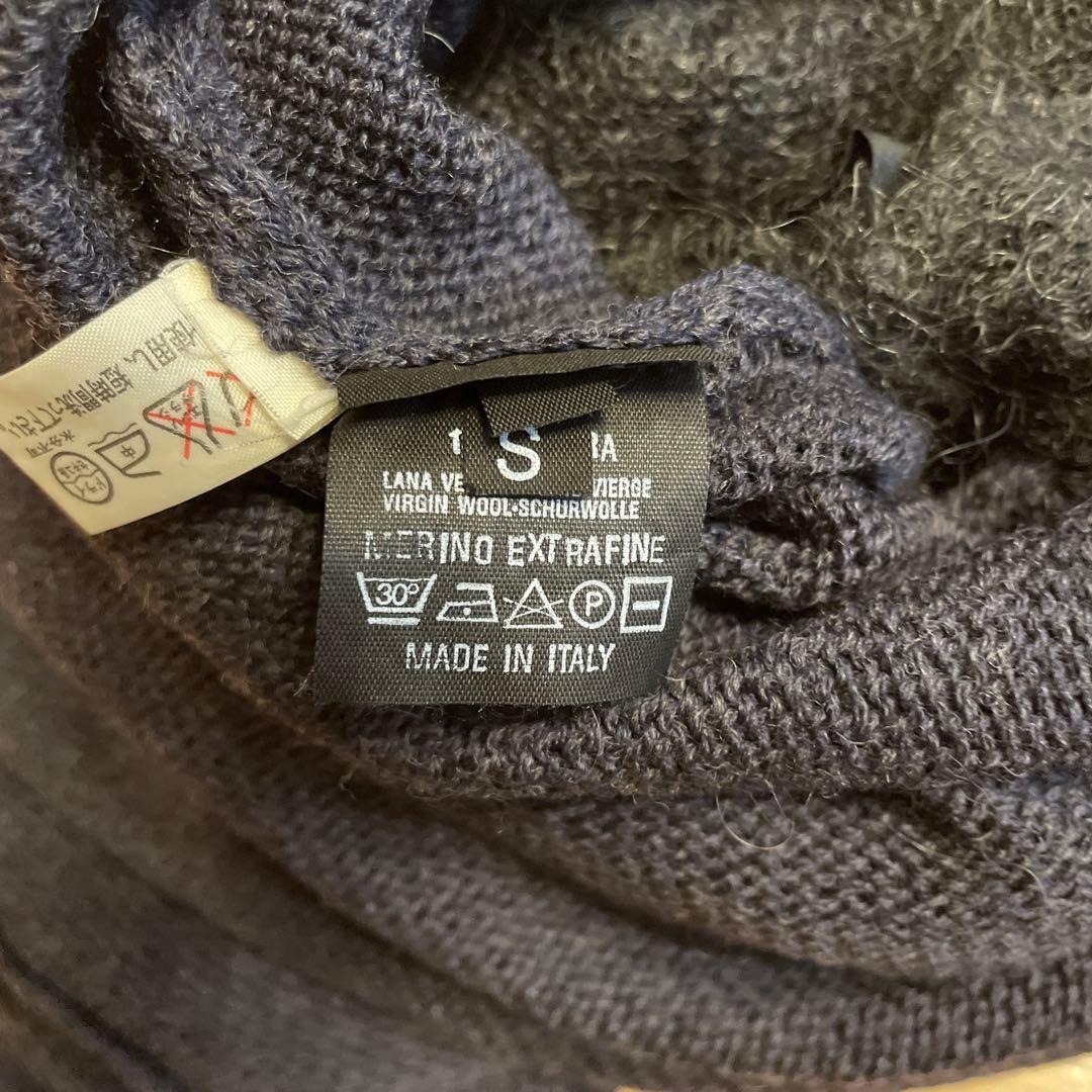 BOTTEGA VENETA 長袖レイヤードニット グレー✖️ネイビー S - メルカリ