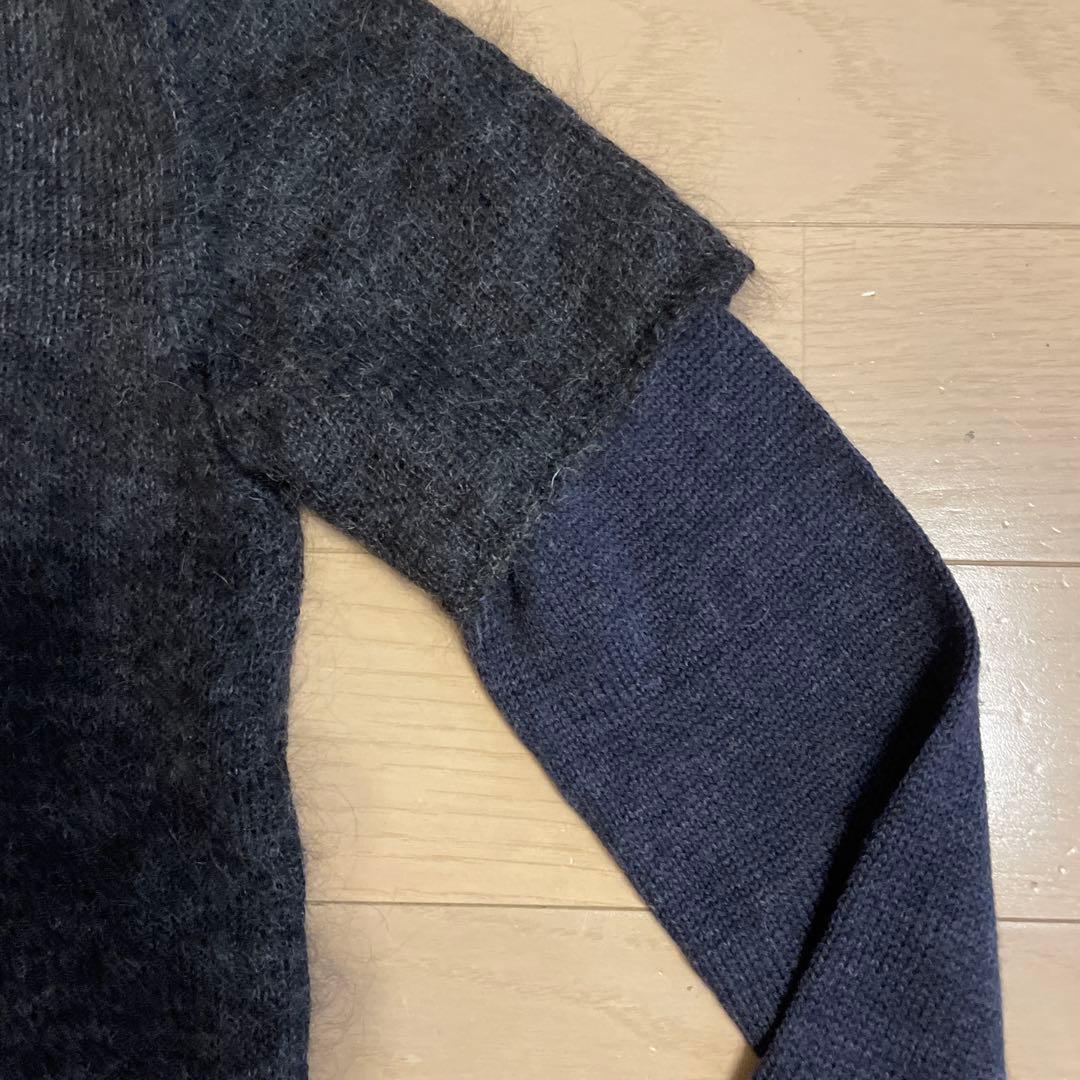 BOTTEGA VENETA 長袖レイヤードニット グレー✖️ネイビー S - メルカリ