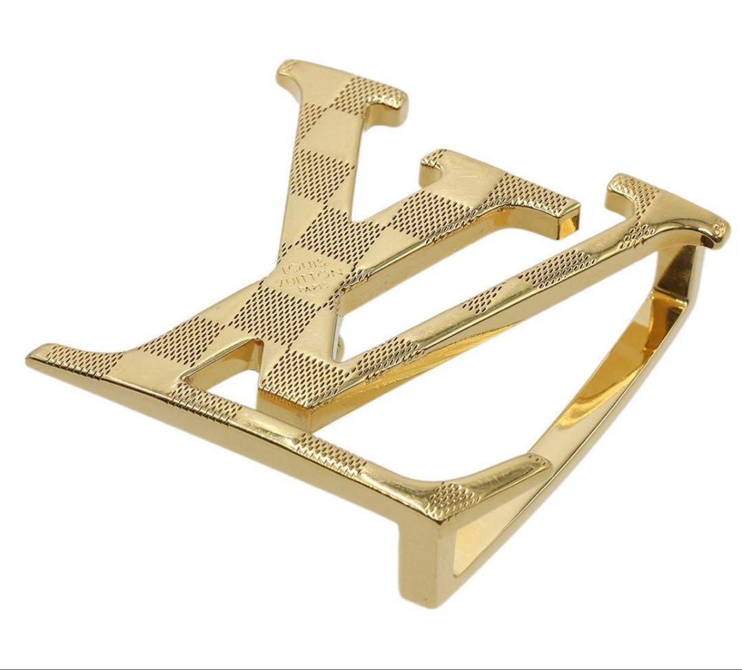 S2123 美品 ルイヴィトン LV ロゴ ダミエ サンチュール ベルト - メルカリ