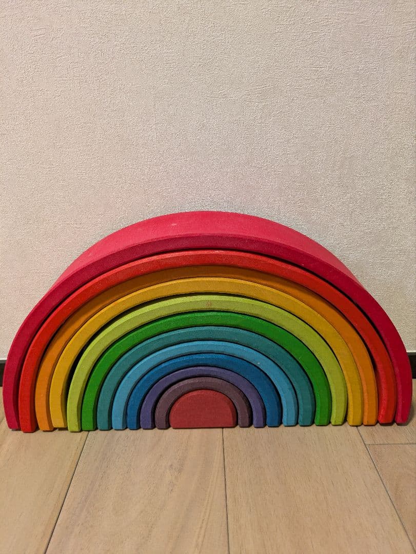 レインボーアーチ　木製　知育玩具　グリムス 楽天市場】【スーパーSALEで使える!500円OFFクーポン配布中!】グリムス