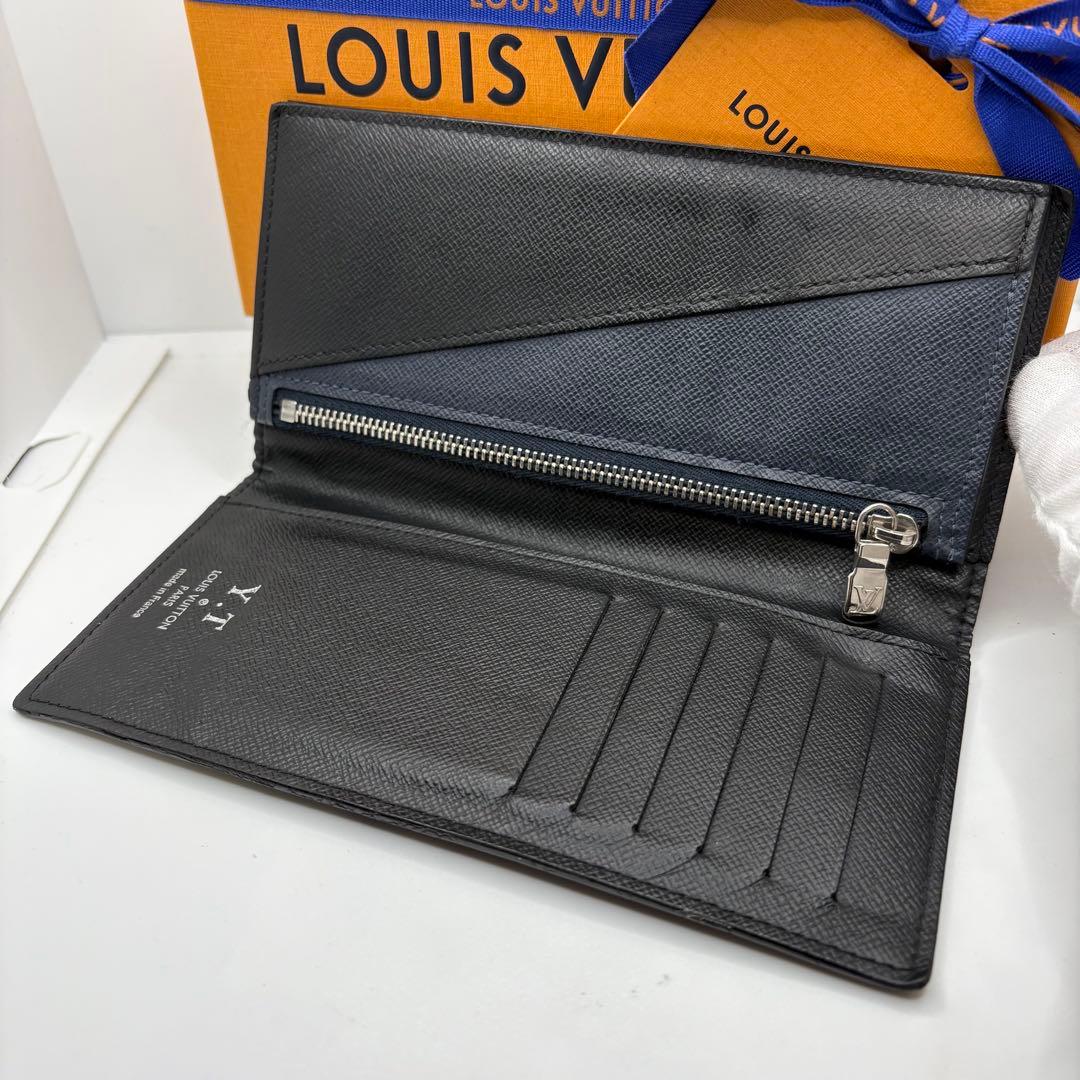 ルイヴィトン✨タイガ ポルトフォイユ アレクサンドルNM 長財布 黒