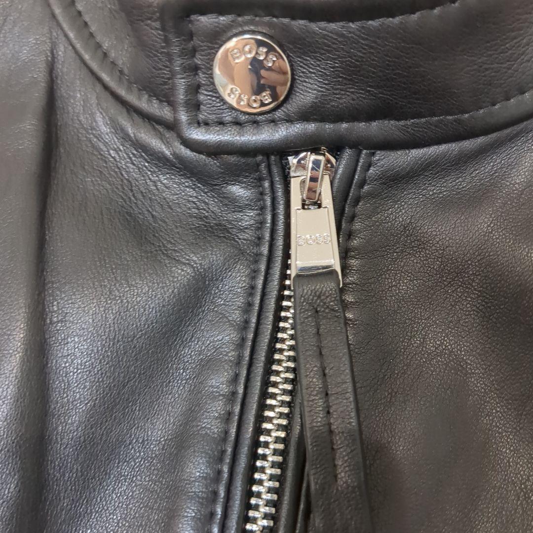 美品】大谷翔平着用BOSSレザージャケット シングルライダースHUGOBOSS