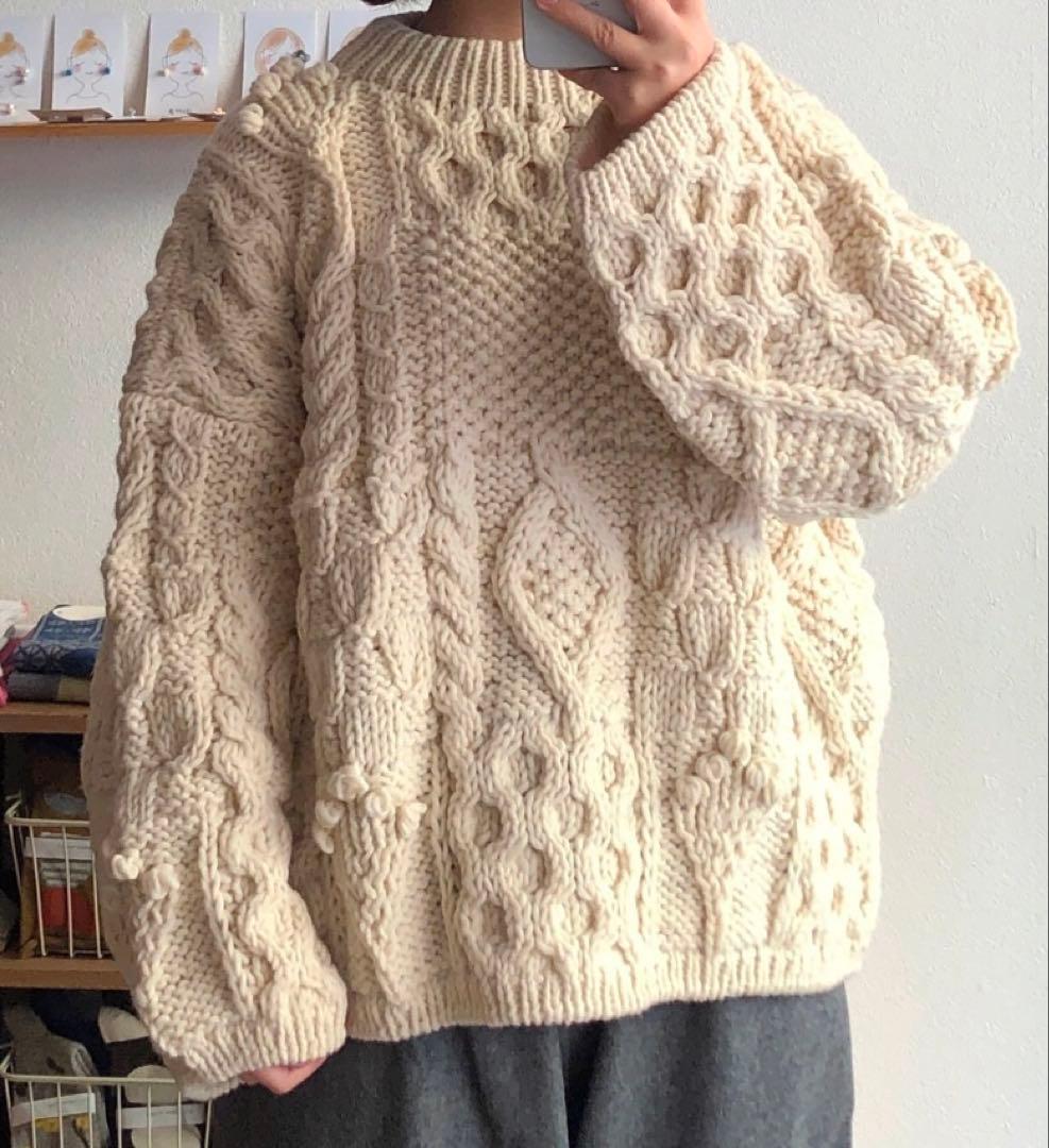 かずりん　アランニット【新品未使用】