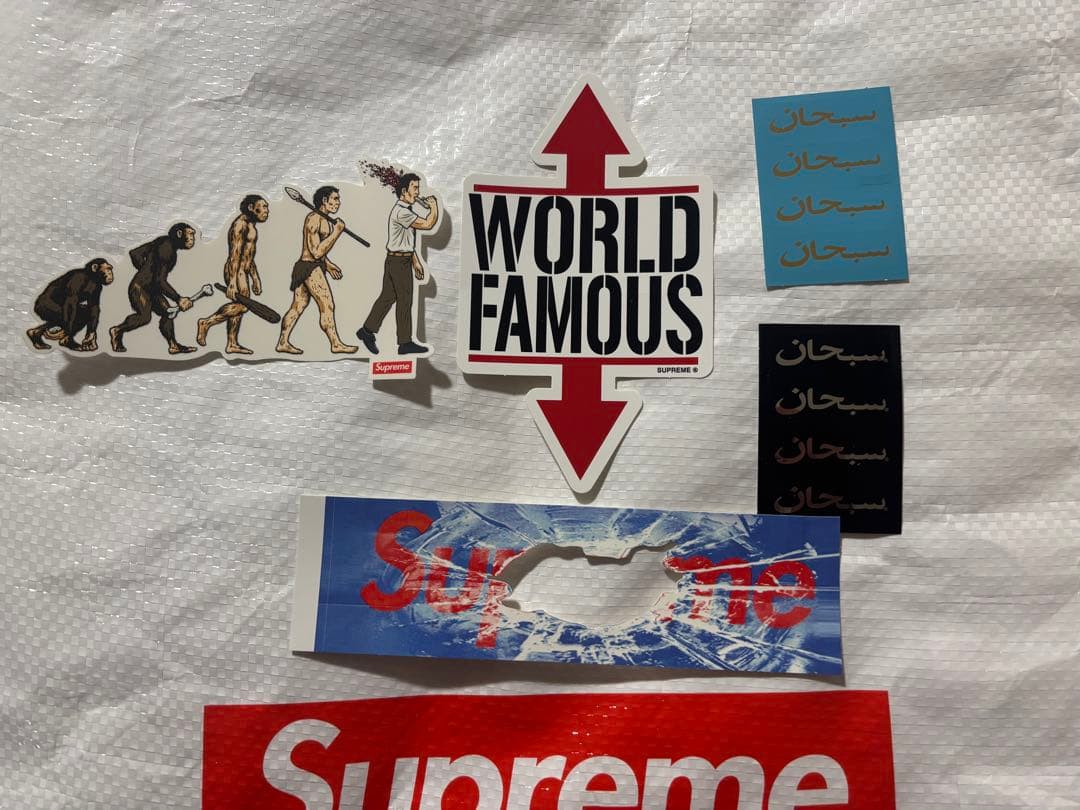 Supreme ステッカーセット 5枚 26ss - メルカリ