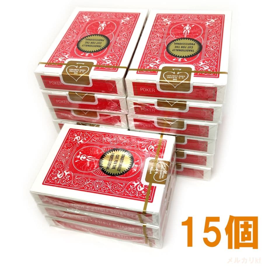 バイスクル ゴールドスタンダード Gold Standard　赤15個　1023 本物以上！】バイシクル・ゴールドスタンダード〜リチャード・ターナー