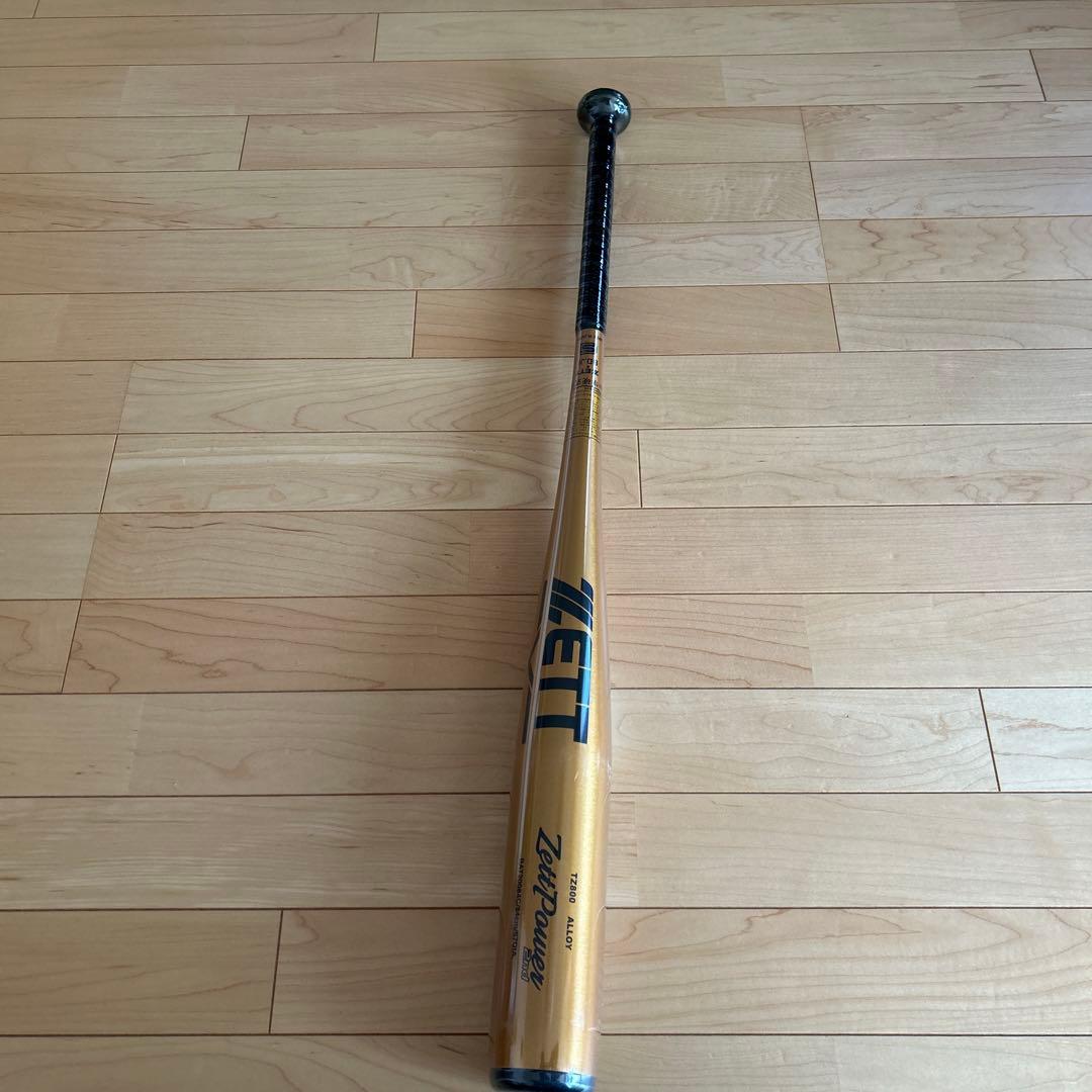 ZETT 硬式バット BATZ20084C ゴールド 84cm ゼット（ZETT） 野球 ゼットパワー硬式金属バット 新基準 低反発 硬式