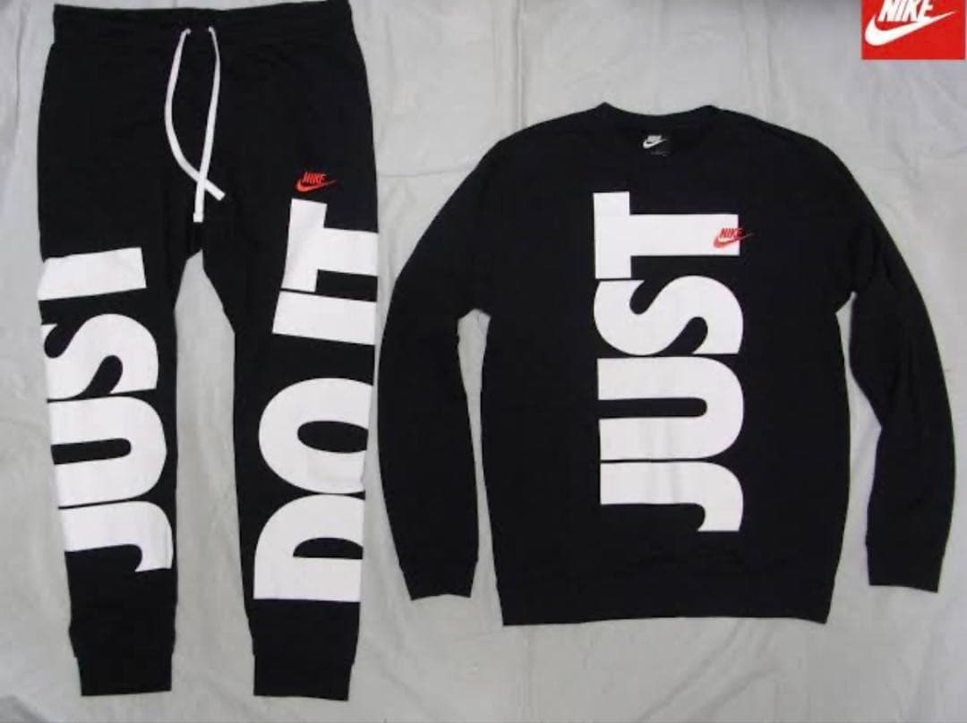 【完売モデル】NIKE スウェット セットアップ　JUST DO IT【L】
