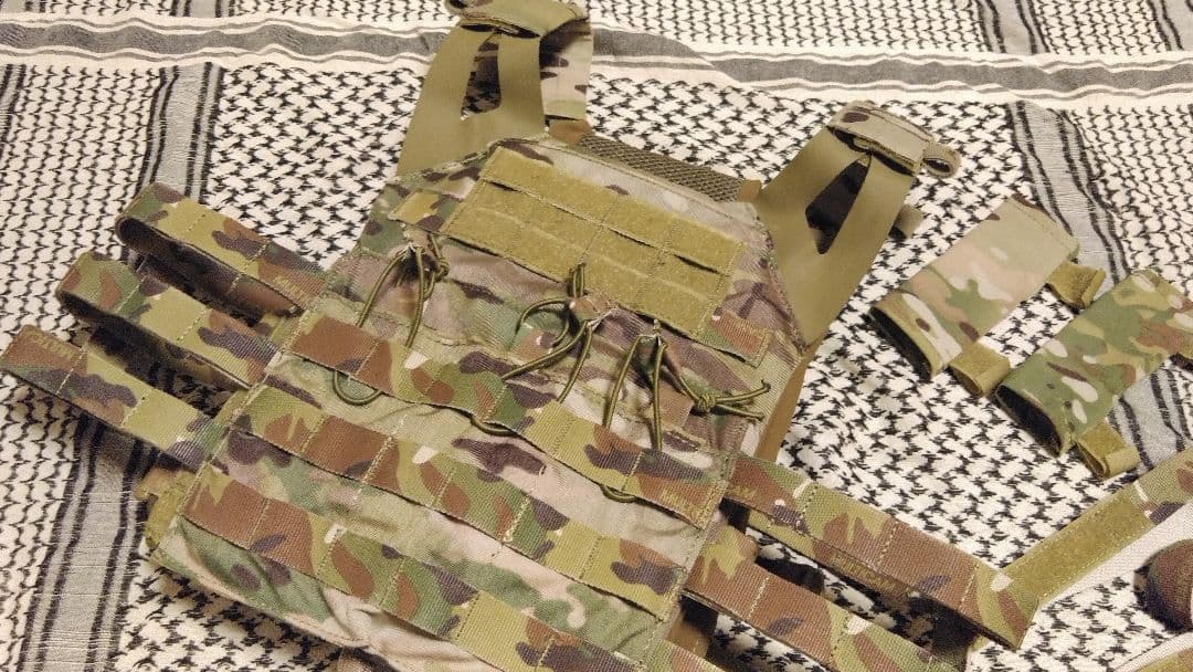 実物生地 TMC JPC マルチカム CRYE AVSパット・ダミープレート付