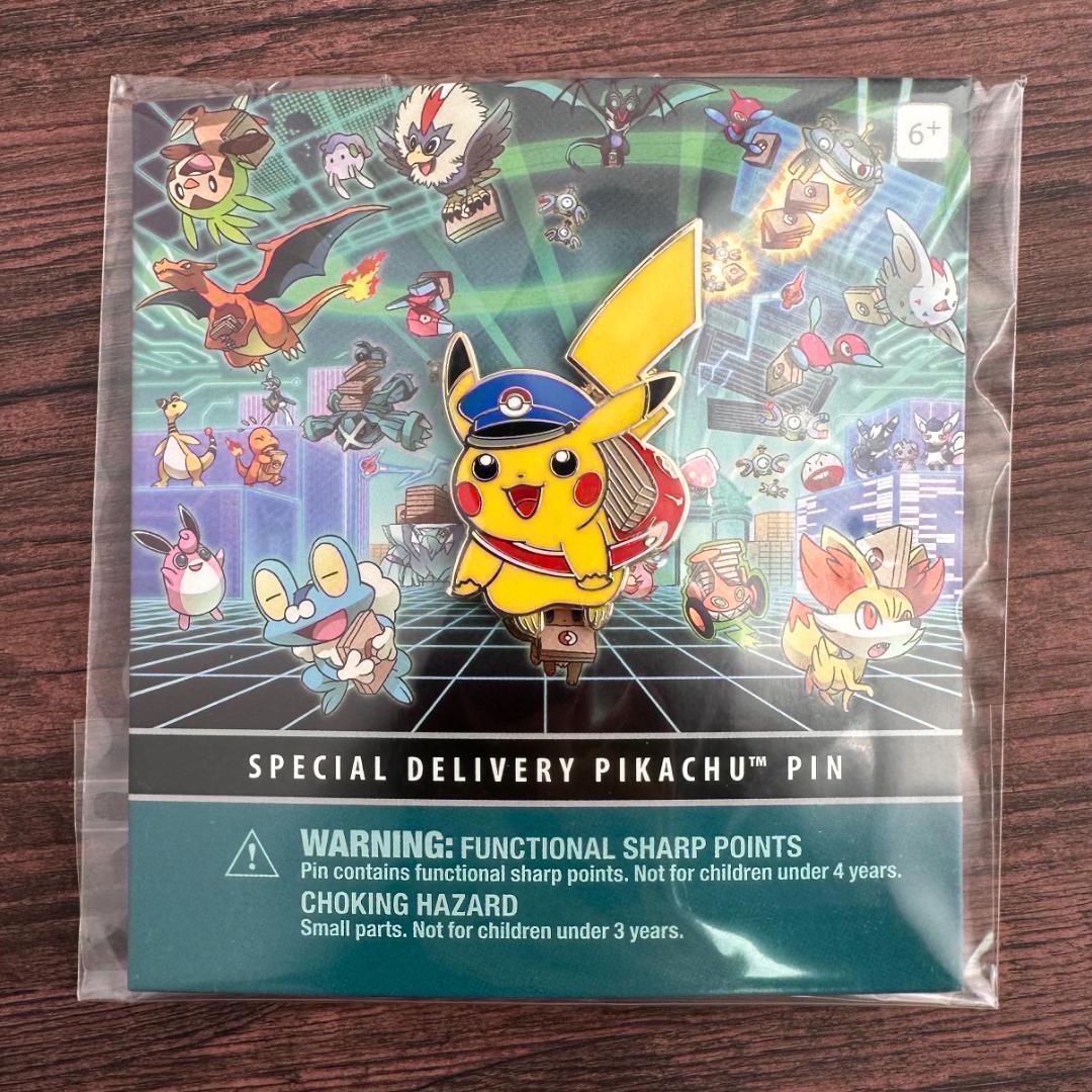 【海外希少品】スペシャルデリバリー ピカチュウ ピンバッジ 初版分
