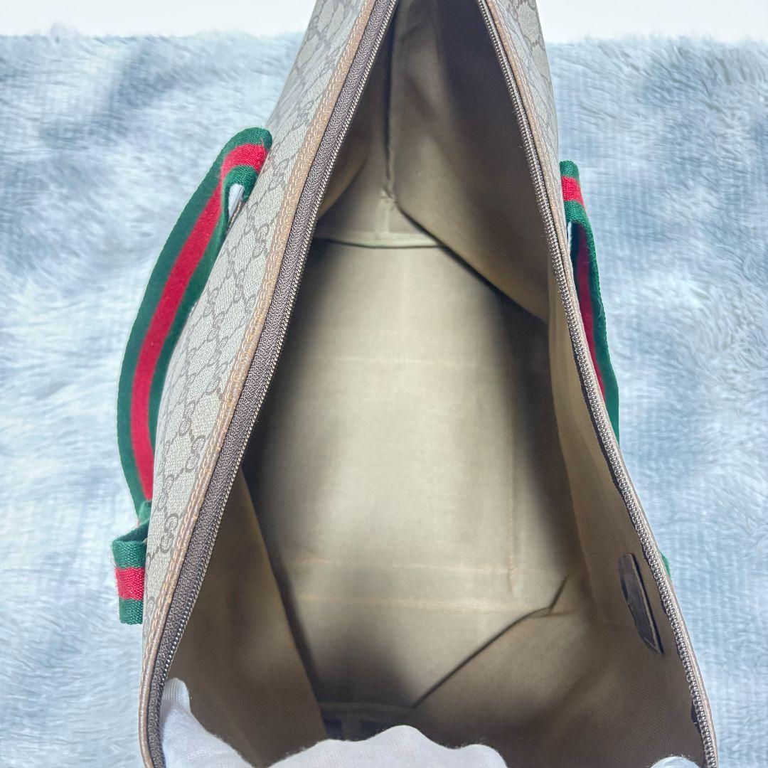 希少】 グッチ ボストンバッグ シェリーライン GGスプリーム オフィ