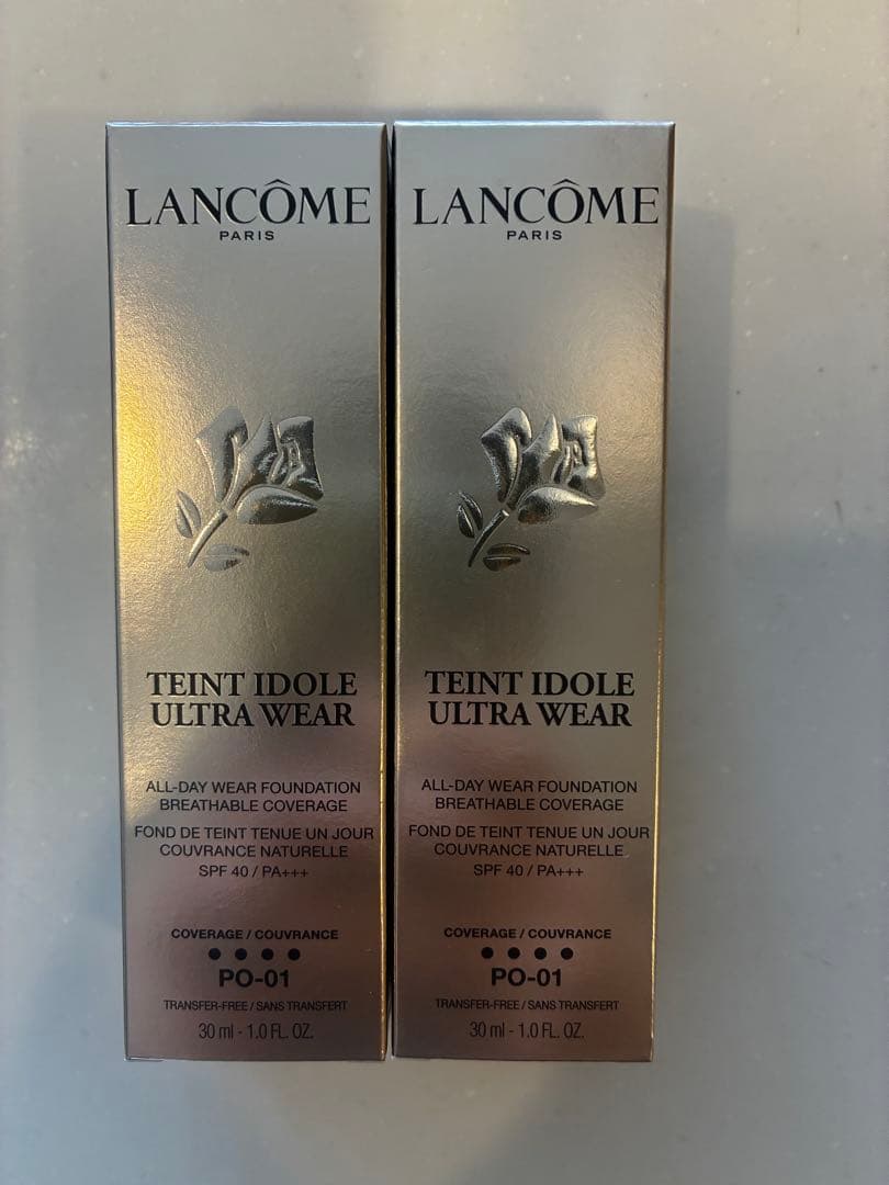 【新品】LANCOME PARIS ファンデーション　SPF40 PO-01
