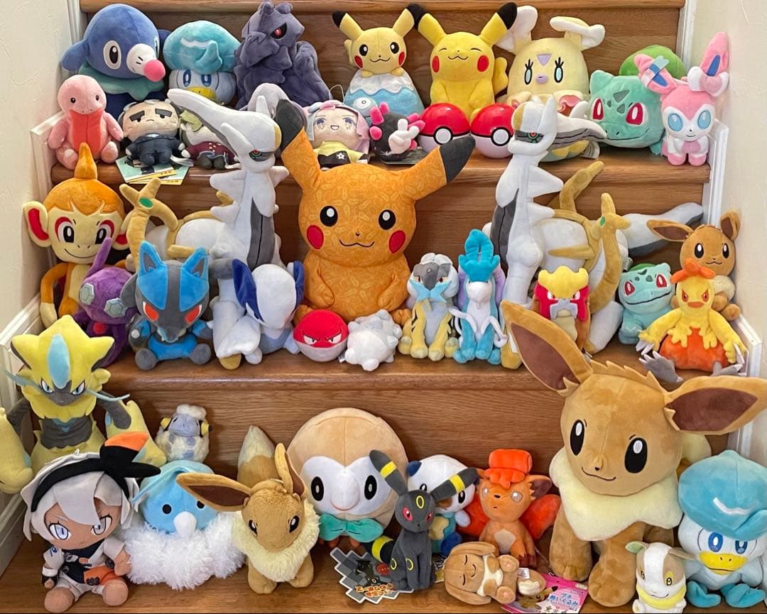 ポケモンセンター　ぬいぐるみ　まとめ売り　43体　レア　アルセウス　ポケドール