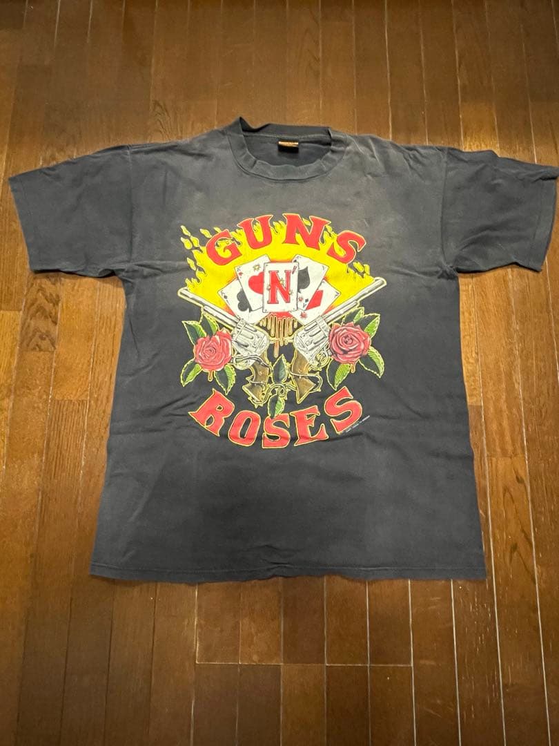 1991年GUNS N' ROSES ガンズロックT ツアーT ブロッカム 1991年GUNS N' ROSES ガンズロックT ツアーT ブロッカム ガンズ