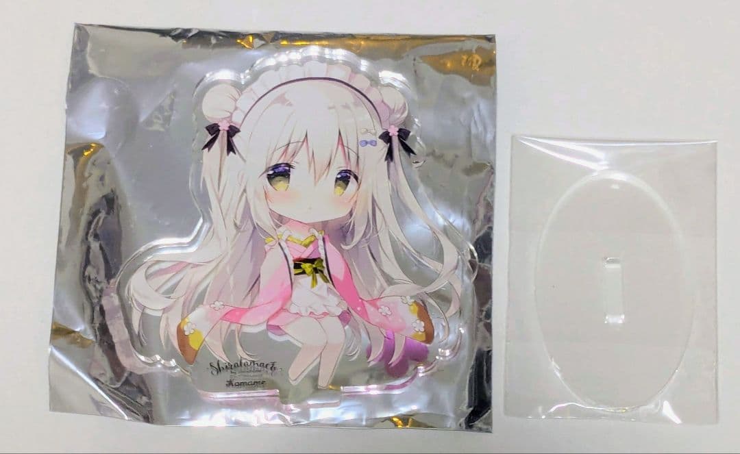しらたま こまめ アクリルスタンド アクスタ 缶バッジ しらたまこ