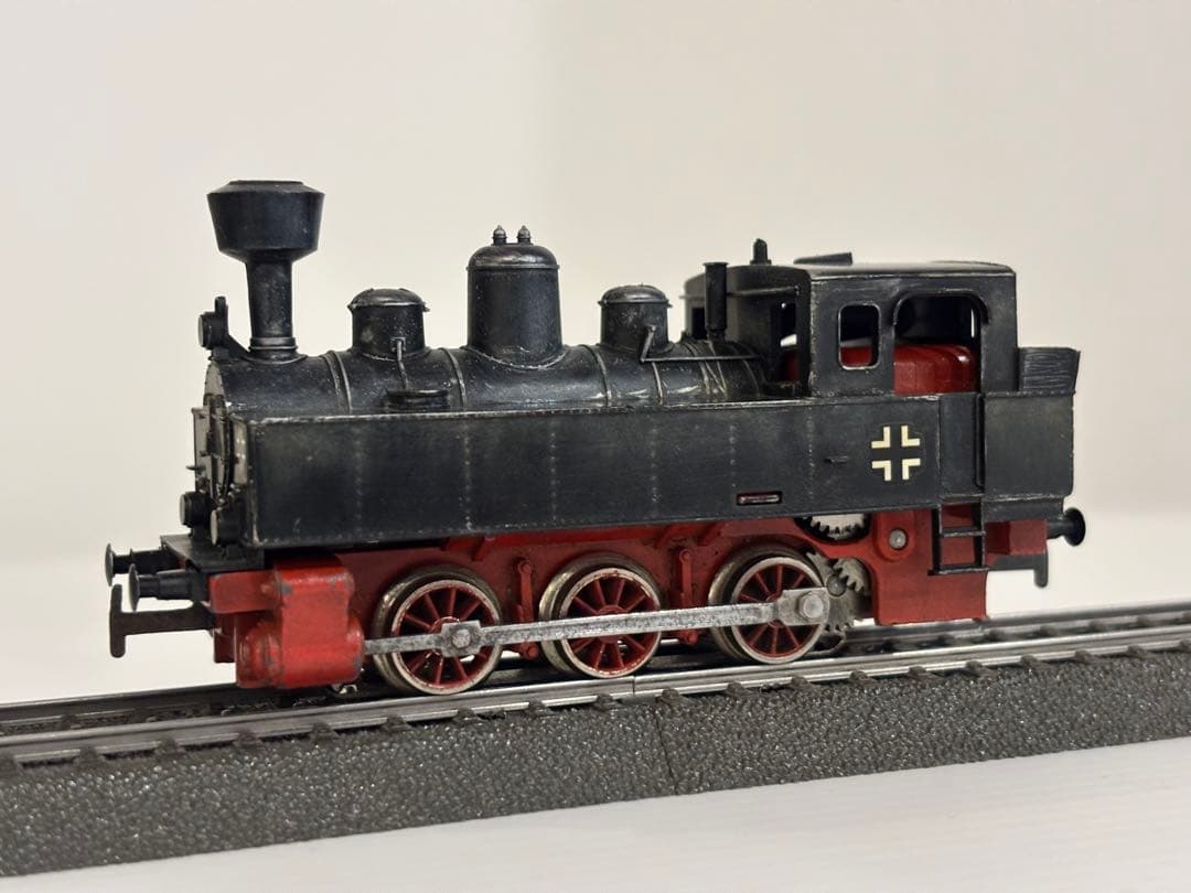 メルクリン märklin HO ドイツ軍仕様 蒸気機関車 ウェザリング 稼働品
