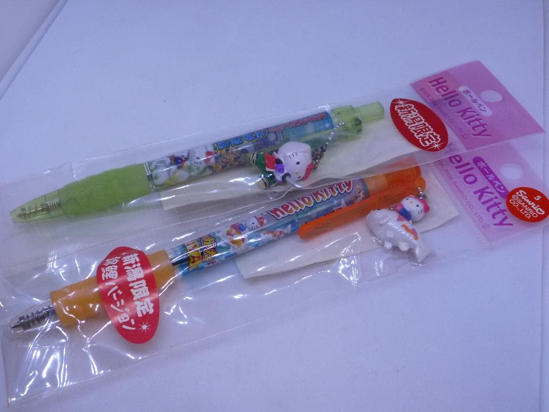 bレア品☆未使用☆新潟限定 ハローキティ ご当地ボールペンx2種セット