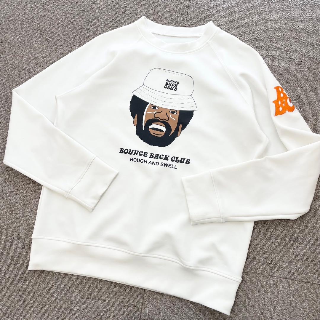 超美品　ラフアンドスウェル　スウェット　プルオーバー　ダンボールニット