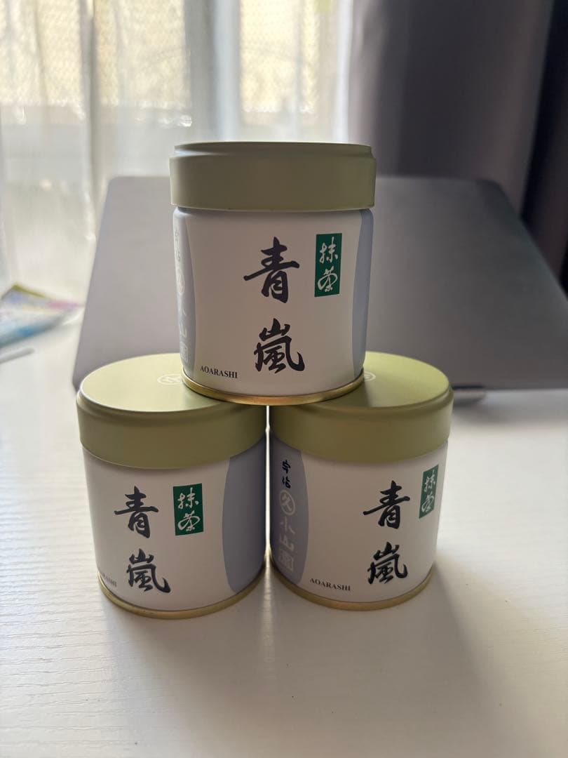 丸久小山園抹茶　青嵐40g 3缶セット 抹茶 宇治 丸久小山園 青嵐 40g 缶詰（あおあらし） 薄茶 茶道 京都府