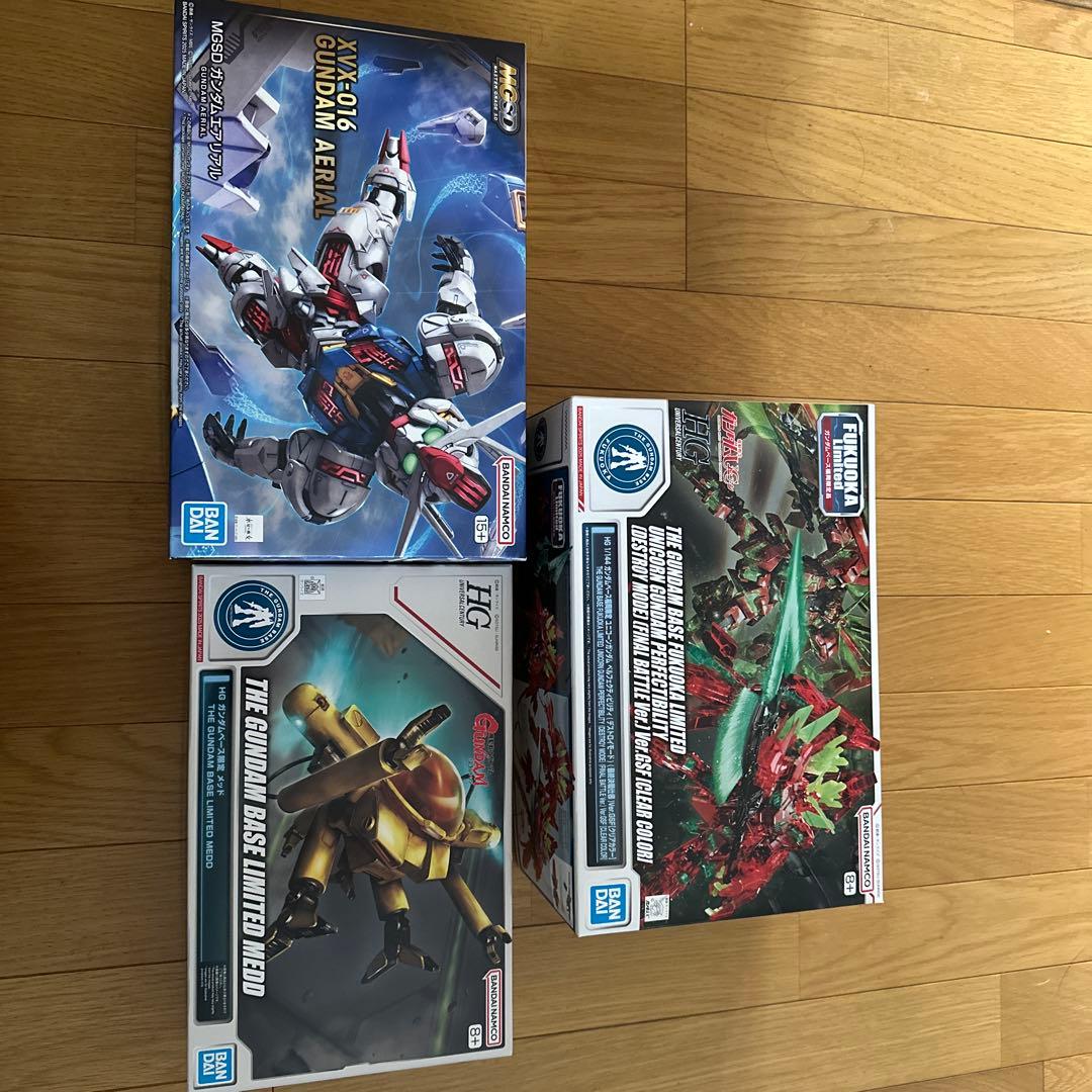 「ガンプラ 3個セット」 「HG ガンダムプラモデル まとめ売り」