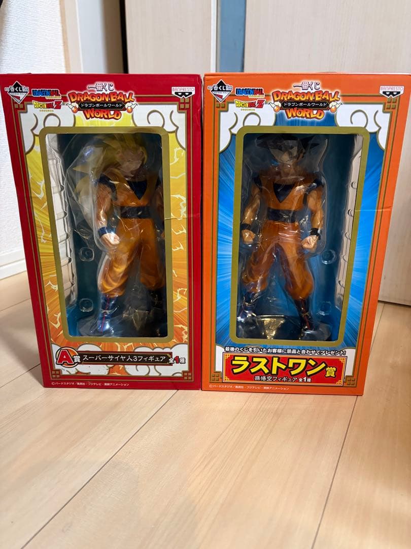 一番くじ　Ａ賞　スーパーサイヤ人３フィギュア　ラストワン　二体セット　未開封