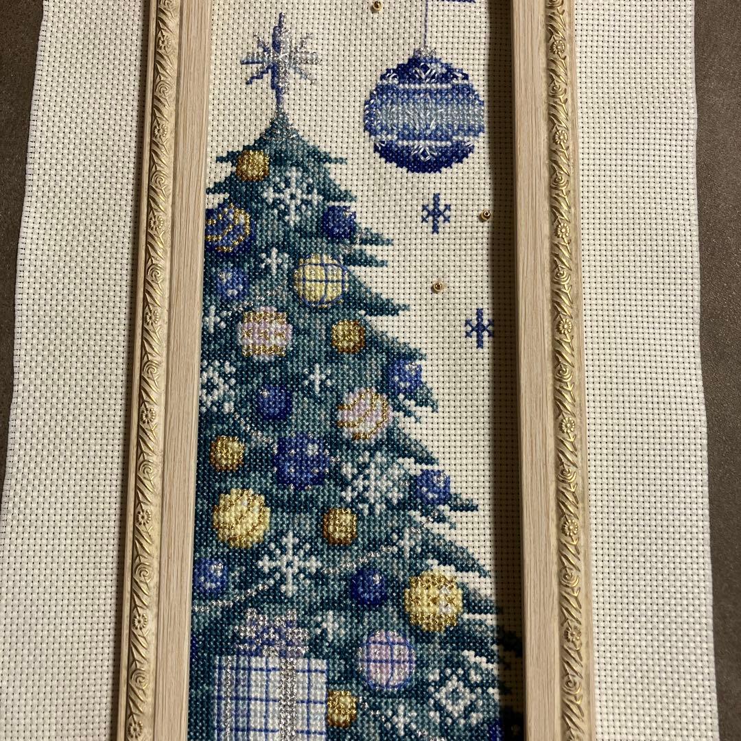 ホビーラホビーレクロスステッチ　青の煌めき 完成品 ホビーラホビーレクロスステッチ 青の煌めき - メルカリ