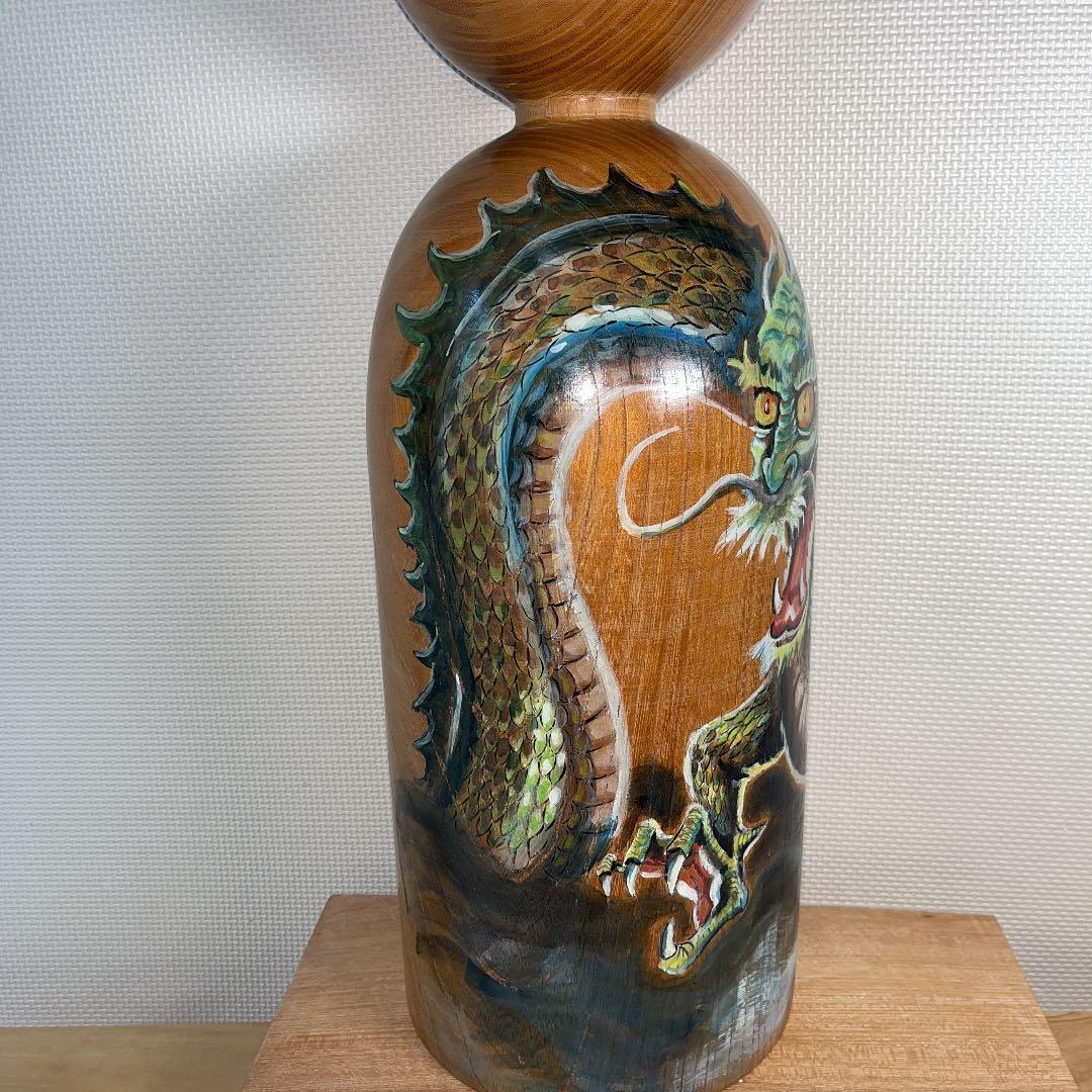 ⭕️⭕️2尺大 伝統こけし 木地山こけし 師匠伊藤常治 元祖 佐々木春男