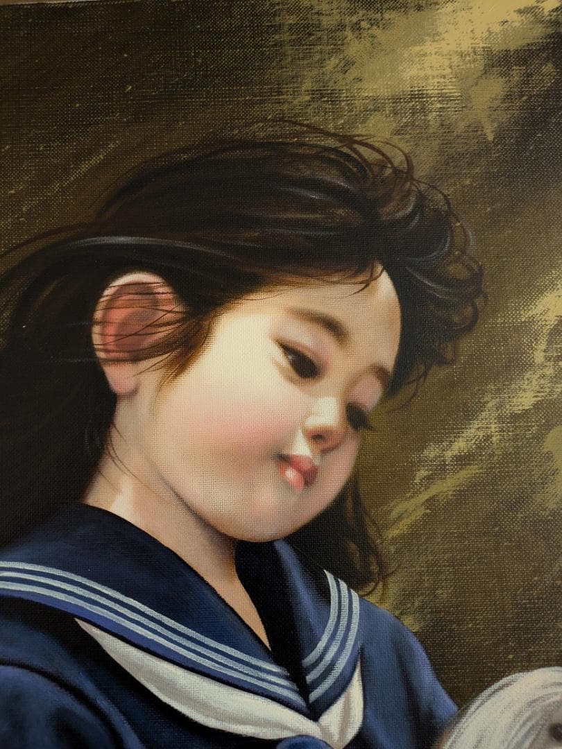 油絵、油彩画（8号）原田優