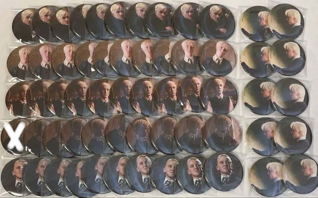 ハリーポッター 缶バッジ ドラコ 59点 ハリーポッター 缶バッジ ドラコ 59点 ハリーポッター 缶バッジ ドラコ