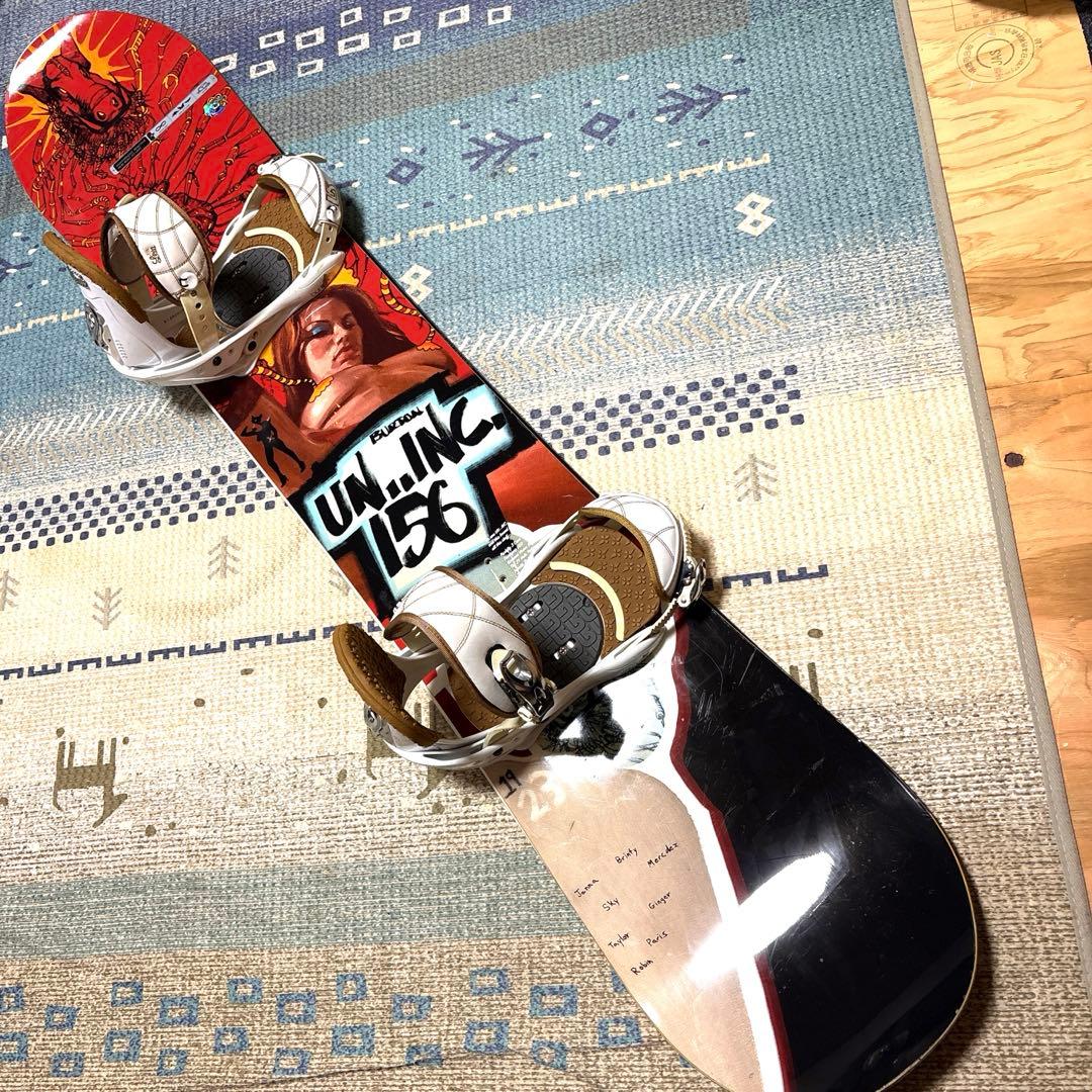 Burton UnInc（アンインク156 バートンバインディング2点セット