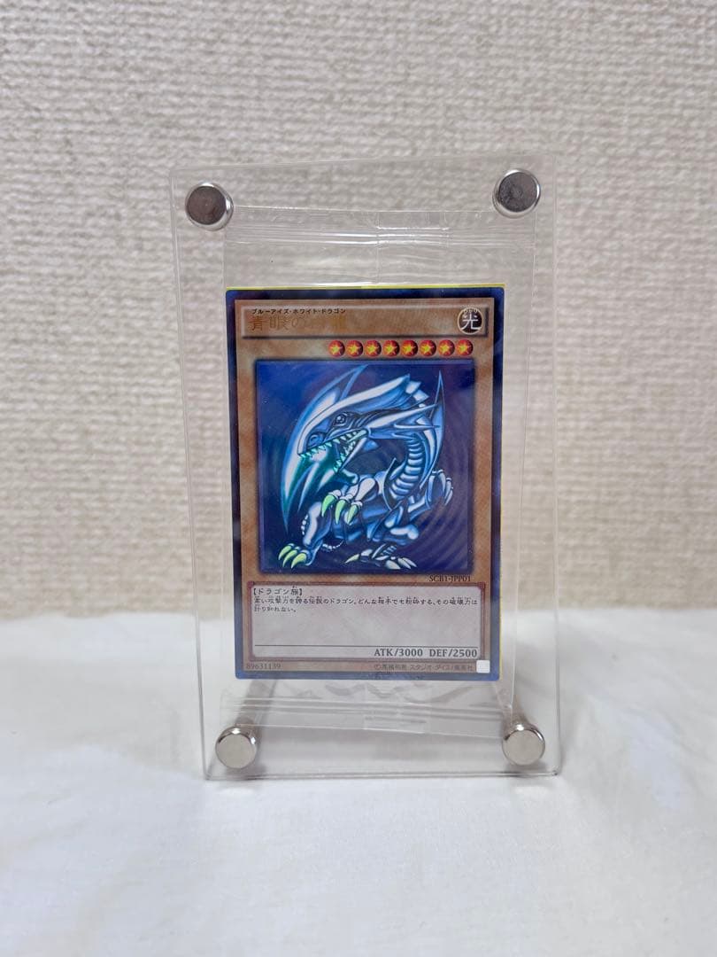 遊戯王 青眼の白龍 SCB1-JPP01 2018スターター秘蔵レア300枚限定 配布枚数300枚】【未開封・秘蔵レア】カラーチラシ 青眼の白龍