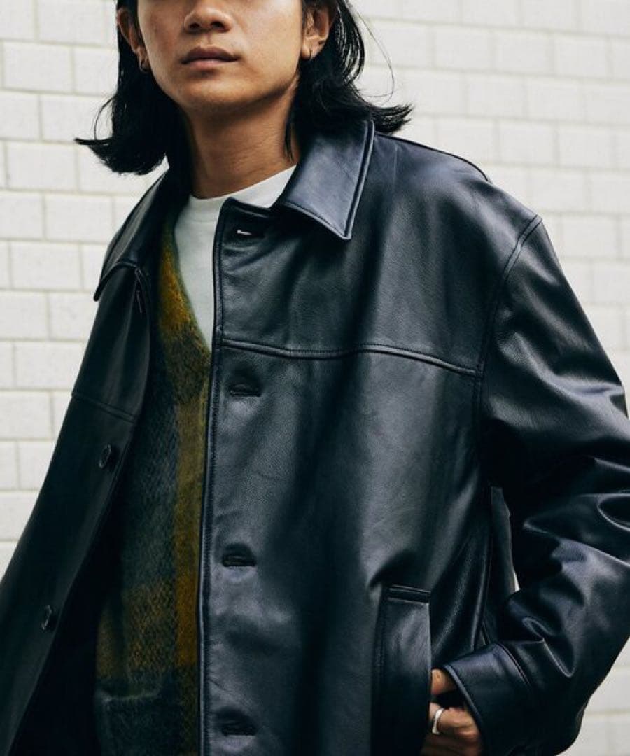 ジャーナルスタンダードゴートレザーカーコートLレザージャケット山羊革 JOURNAL STANDARD（ジャーナルスタンダード）の「ゴートレザー カー