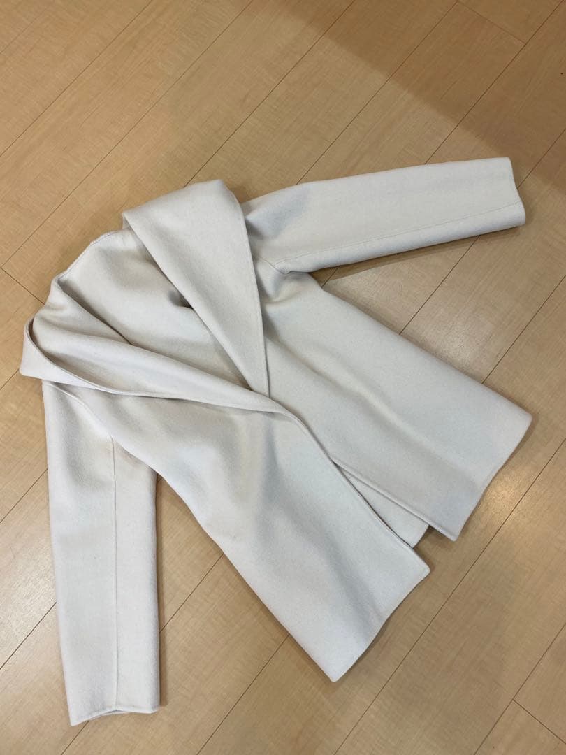 COUP DE CHANCE リバー仕立てミドル丈コート