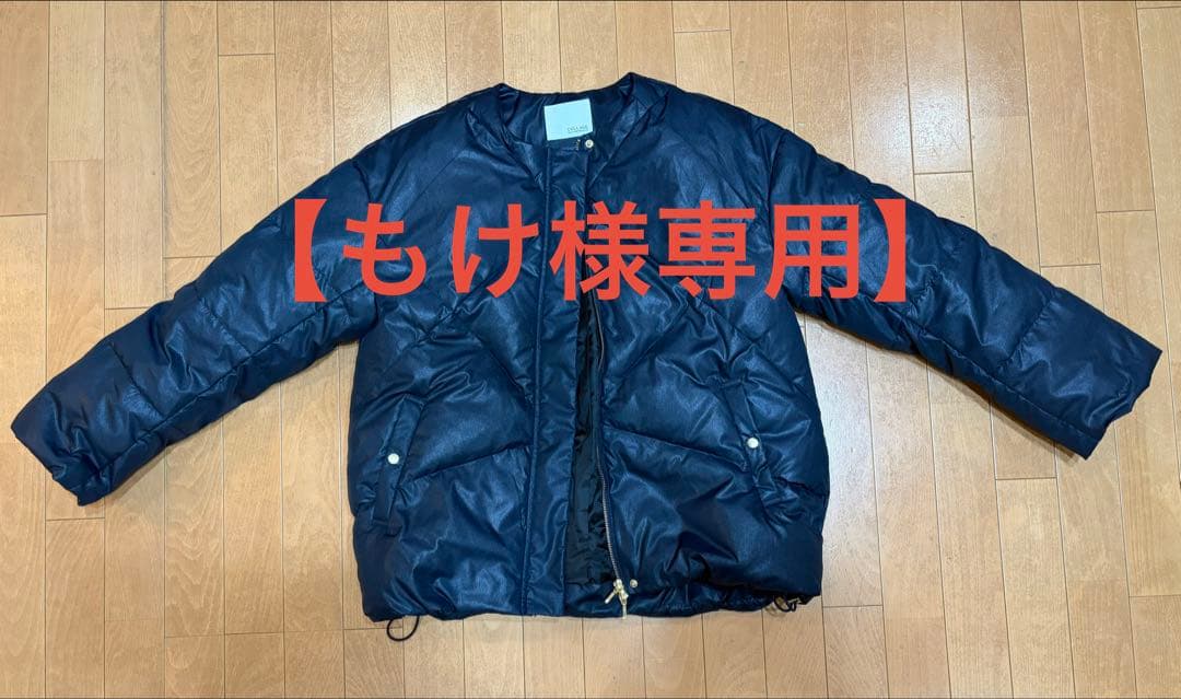 ★もけ★今季COLLAGE GALLARDAGALANTEノーカラーダウン