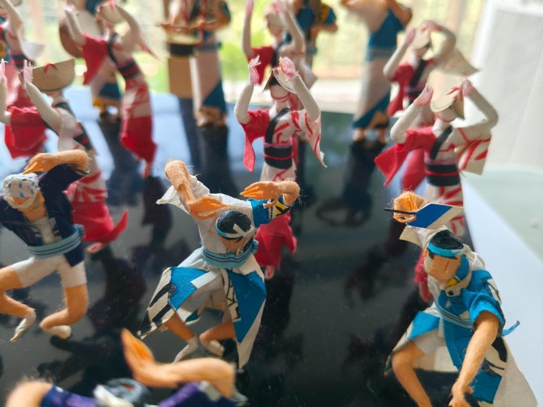 旅柱様専用 徳島 和紙ミニチュア 阿波おどり 和紙人形 20体以上 精巧