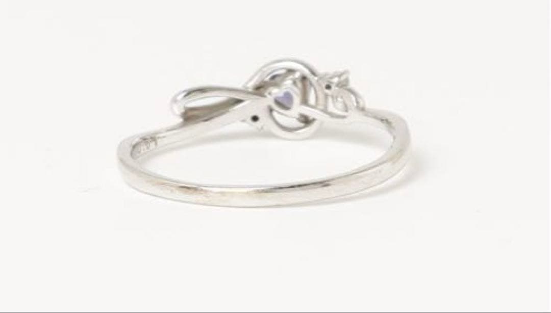 ル*ナ様 K10WGアイオライトハートモチーフリング - メルカリ