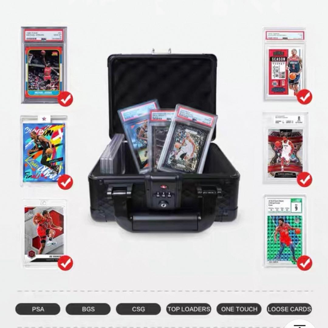 PSA鑑定用 収納ケース アタッシュケース ストレージボックス アルミ製