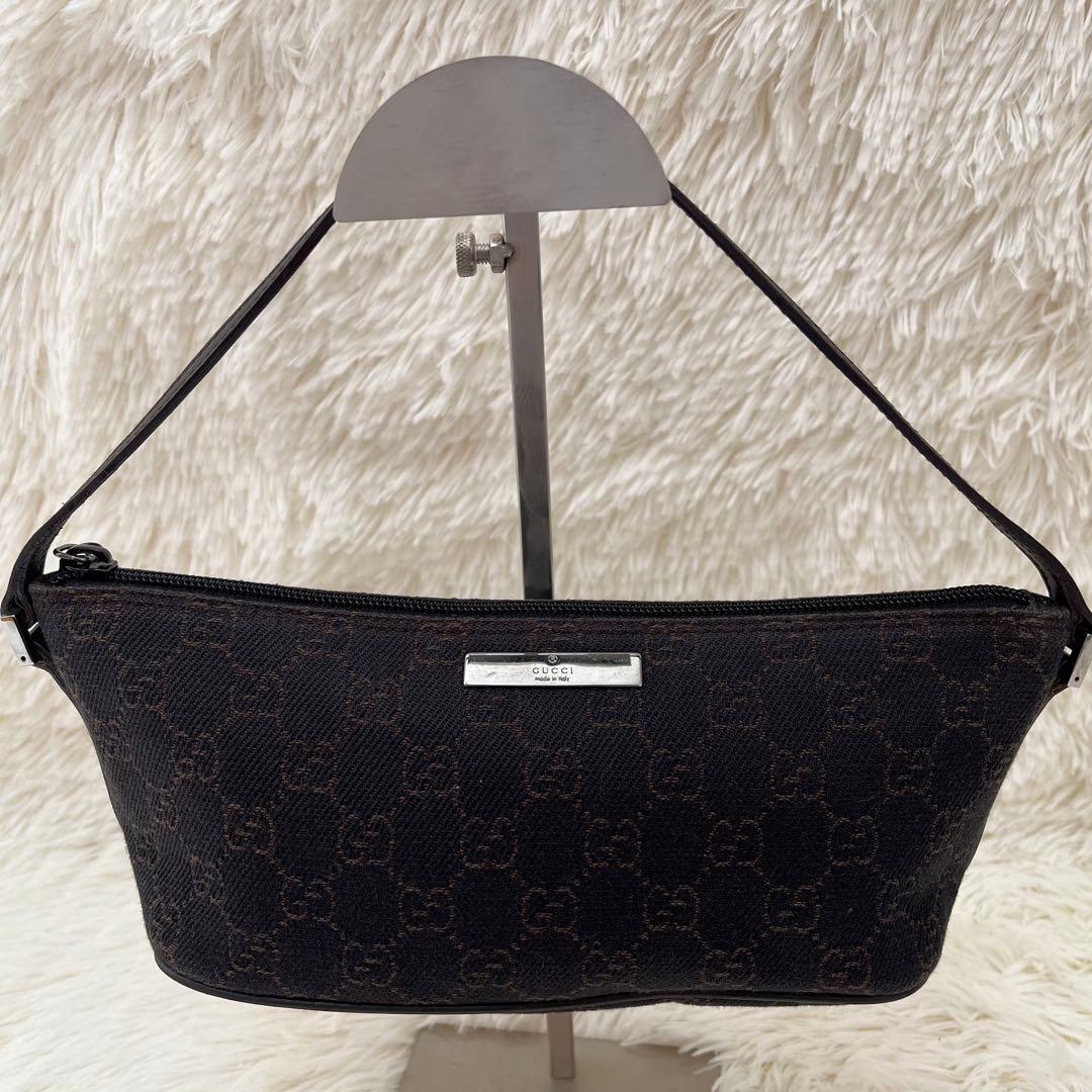 GUCCI GGキャンバス アクセサリーポーチ ミニバッグ