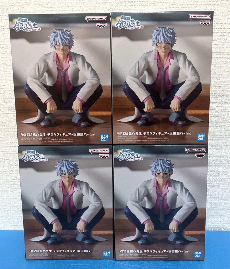 3年Z組銀八先生　デスクフィギュア　坂田銀八　4体セット 銀魂 3年Z組銀八先生 デスクフィギュア 坂田銀八 土方十四郎 沖田総悟
