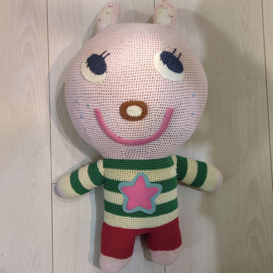 激レア!!公式 エンジェルブルー 田中さん 特大編みぐるみ