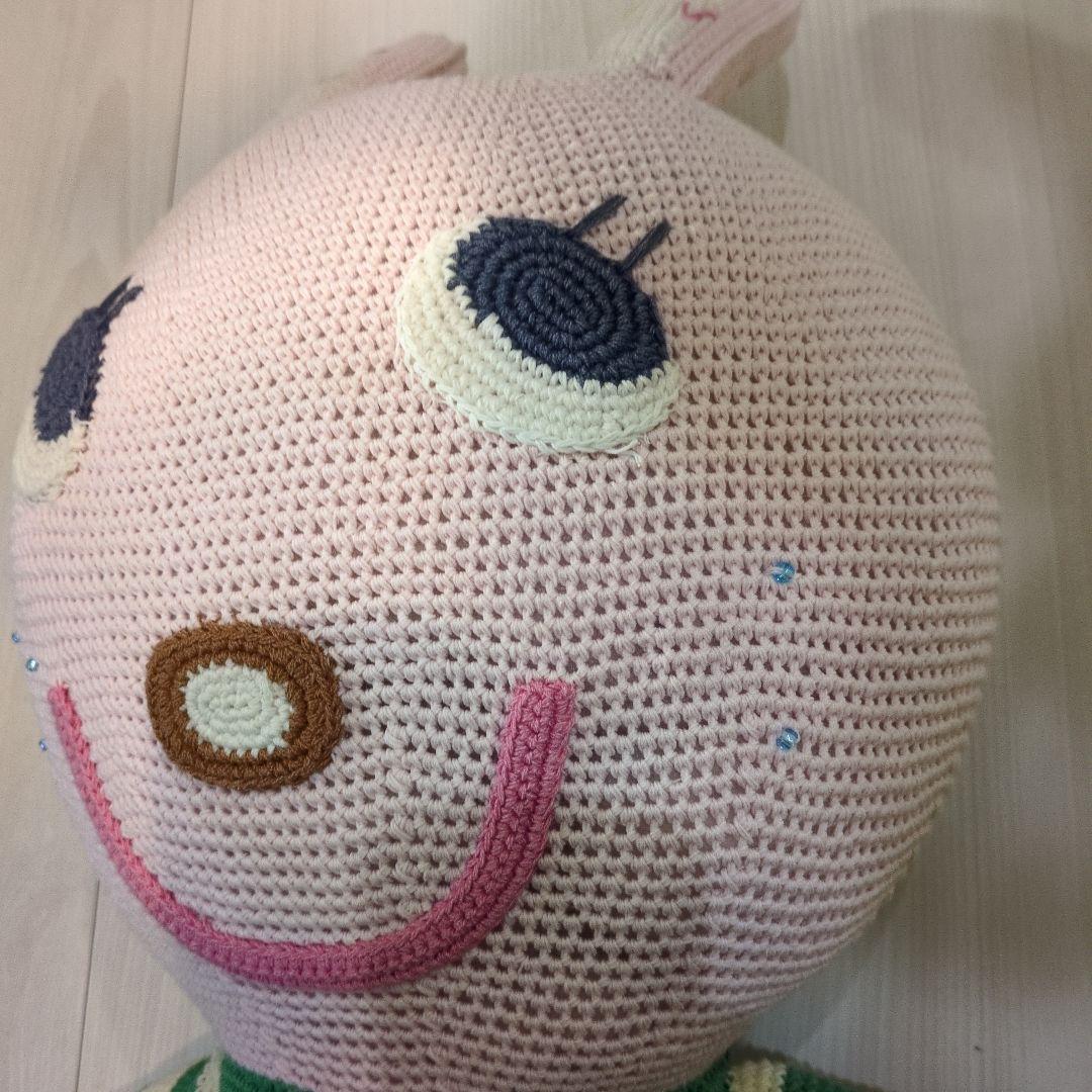 激レア!!公式 エンジェルブルー 田中さん 特大編みぐるみ - メルカリ