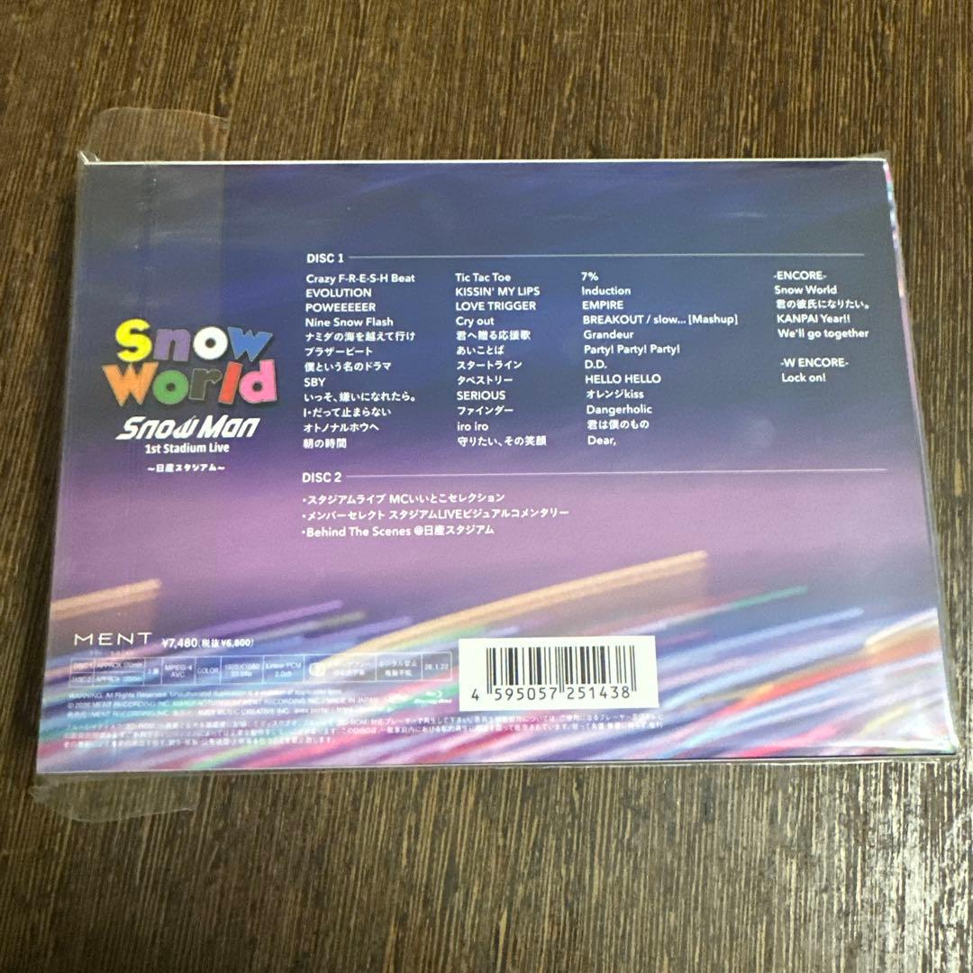 disc2のみ！Snow Man SnowWorld 日産スタジアム ブルーレイ - メルカリ