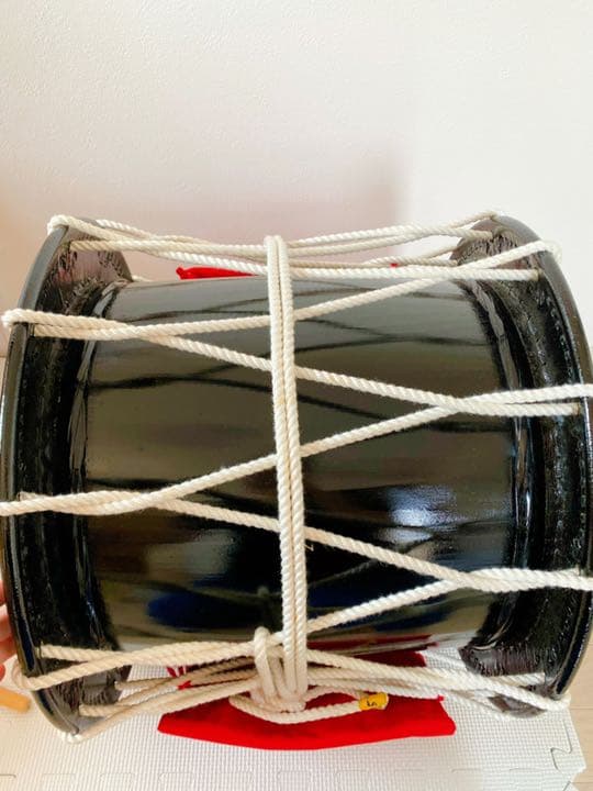 美品！！ 盛岡さんさ踊り 太鼓 直径45cm バチ付き - メルカリ