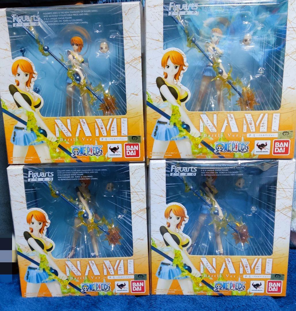 ワンピース フィギュア フィギュアーツナミ Battle Ver 4点セット