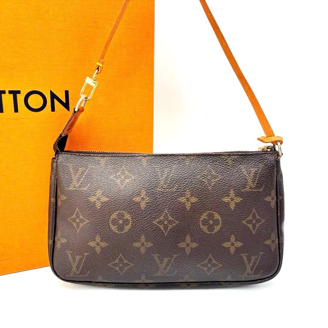 ルイヴィトン モノグラム M51980 ポシェット アクセソワール ポーチ