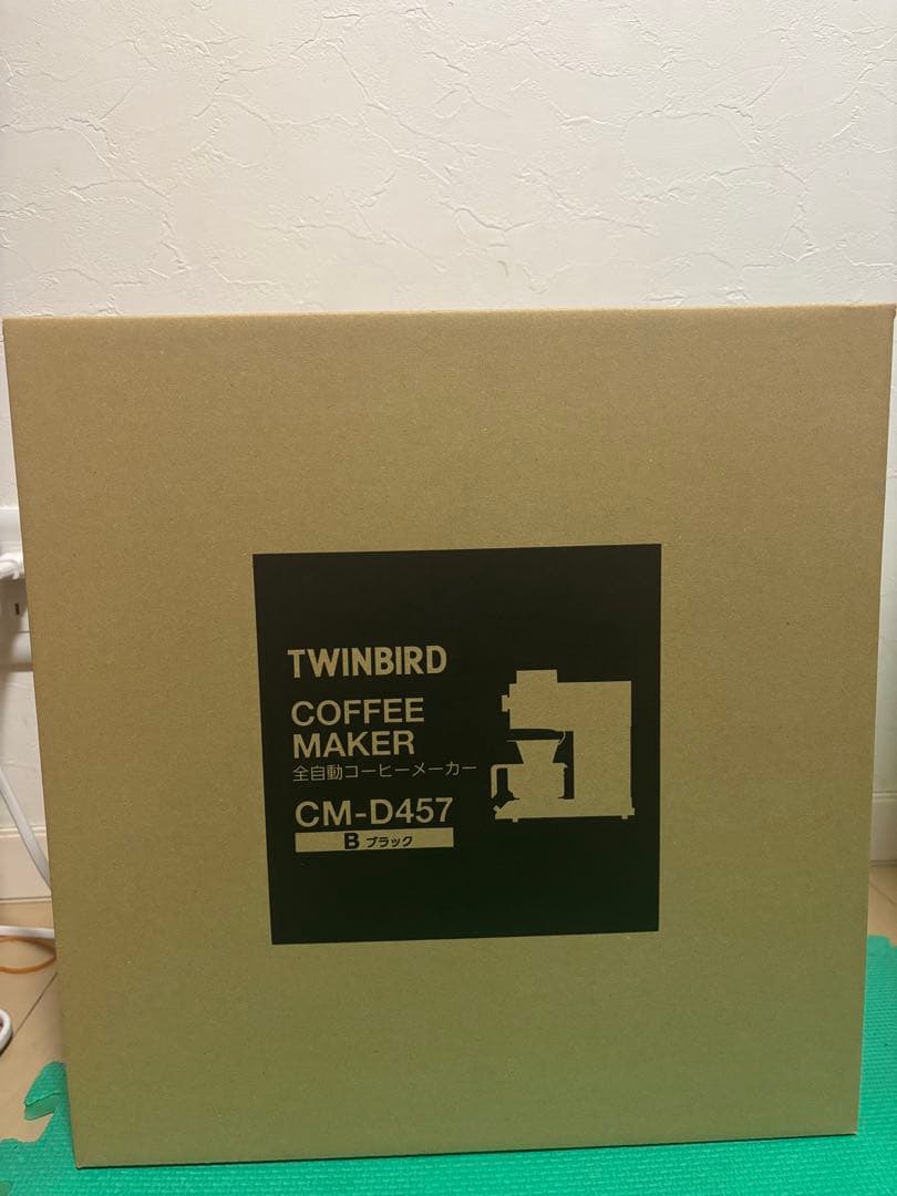 新品未開封　TWINBIRD COFFEE MAKER CM-D457 ブラック