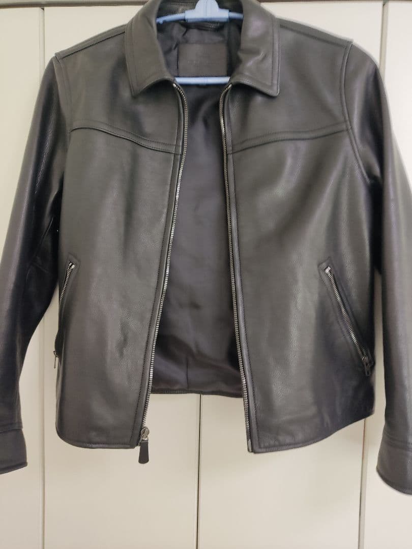 COACH コーチ レザージャケット カバー付き