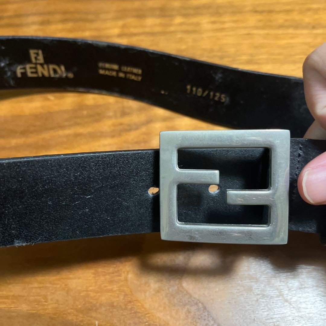 FENDI 本革ベルト 110/125 イタリア製