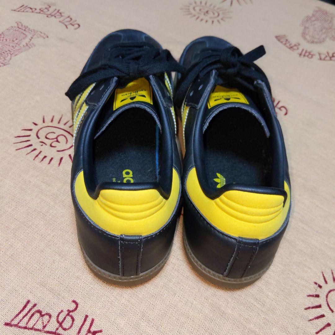 adidas SAMBA OG B96324 黒/黄 スニーカー 27.5cm